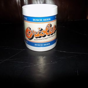 Vintage 1983 Baltimore Orioles Busch Beer Mug